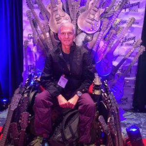 On the throne at NAMM